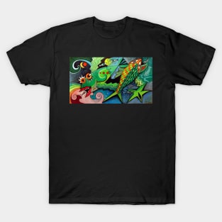 Fish Abstract T-Shirt